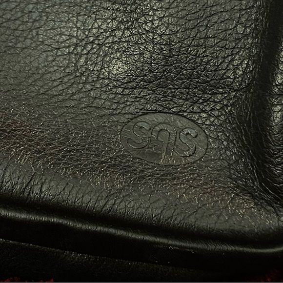 SAS Vintage black leather crossbody - Picture 3 of 12